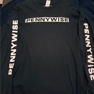 Pennywise Black Long Sleeve Men's Shirt